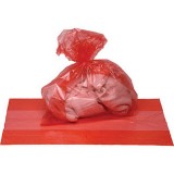 Dissolvable Seam Laundry Bag - Red (1 to 4 carton price)